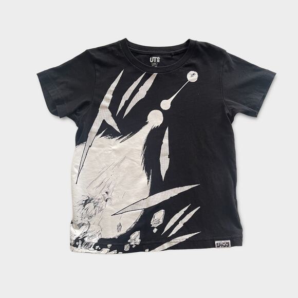 Children’s Uniqlo UT Dragon Ball Z T-Shirt 3-4Y - Black Anime Manga Tee - Picture 1 of 6